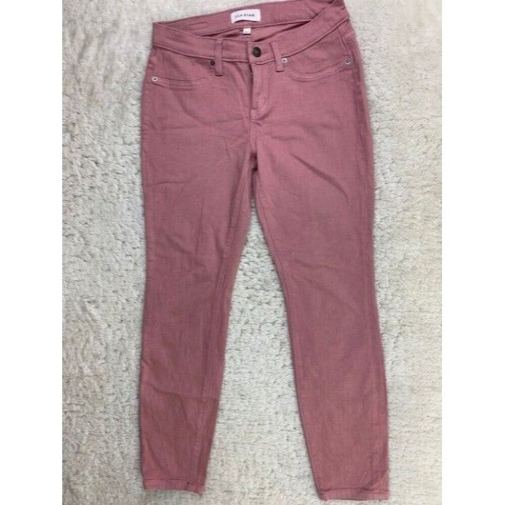 Lila Ryan Size 26p Petite Skinny Womens Jeans Stretch Rose Pink Low Rise